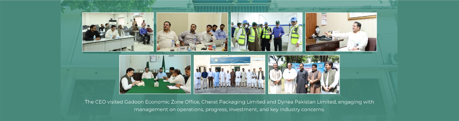 CEO visit to Gadoon Economic Zone 