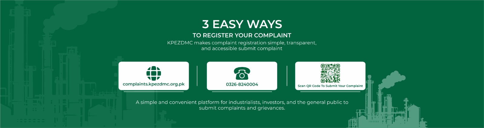 3 easy ways to register you complaint  